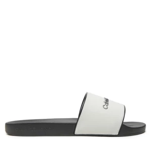 Klapki Calvin Klein Jeans Slide Institutional YM0YM01019 Biały