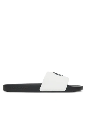 Klapki Calvin Klein Jeans Slide Jelly Mono Pu YM0YM01281 Biały