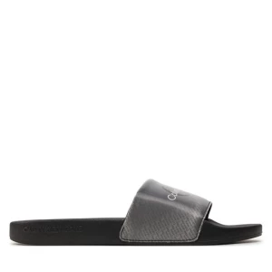 Klapki Calvin Klein Jeans Slide Lenticular YM0YM00953 Black/Silver 0GN