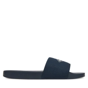 Klapki Calvin Klein Jeans Slide Monogram Cv YM0YM01271 Granatowy