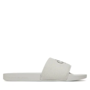 Klapki Calvin Klein Jeans Slide Monogram Cv YM0YM01271 Szary