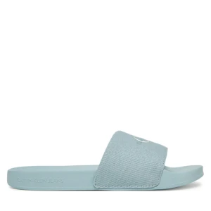 Klapki Calvin Klein Jeans Slide Monogram Wn YW0YW01835 Niebieski