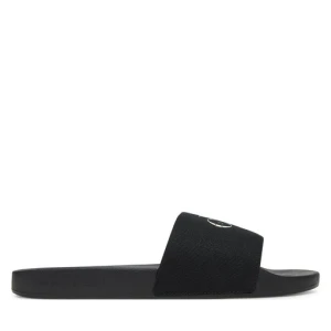 Klapki Calvin Klein Jeans Slide Monologo Cv YM0YM01367 Czarny