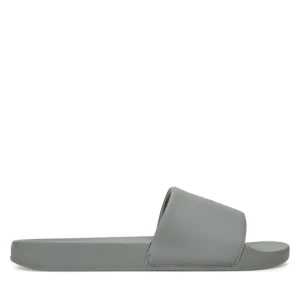 Klapki Calvin Klein Pool Slide W/ Ck Square HM0HM01754 Szary