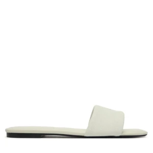 Zdjęcie produktu Klapki Calvin Klein Square Flat Sndl Canvas Hw HW0HW03129 Biały