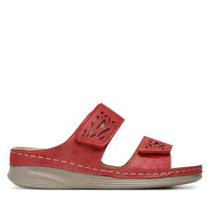 Klapki Clara Barson WYL05010-11 Czerwony