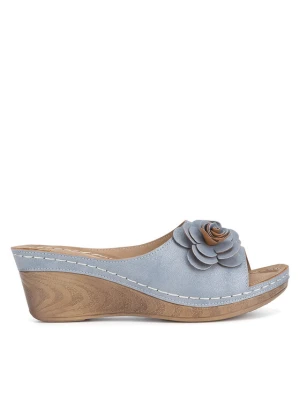 Klapki Clara Barson WYL05010-29 Niebieski