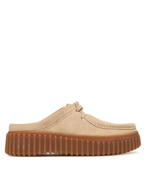 Klapki Clarks Torhill Mule 26181197 Écru Kremowy