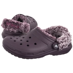 Klapki Classic Fleece Lined Clog Plush Plum 211396-5CQ (CR404-a) Crocs