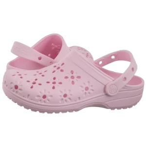 Klapki Classic Floral Cut Out Clog Pink Milk 210943-6ZW (CR345-b) Crocs