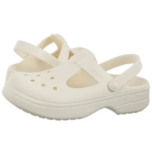 Klapki Classic Mary Jane Clog K Chalk 210615-0WV (CR387-c) Crocs