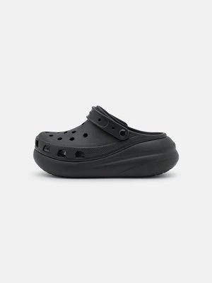 Klapki na obcasie Crocs czarny