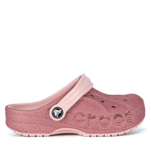 Klapki Crocs BAYA GLITTER CLOG KIDS 207015-6SR Różowy