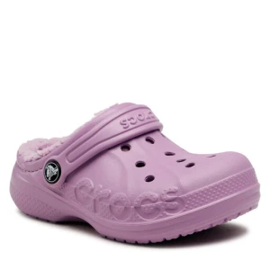 Klapki Crocs Baya Lined Clog K 207500-5Q5 Fioletowy