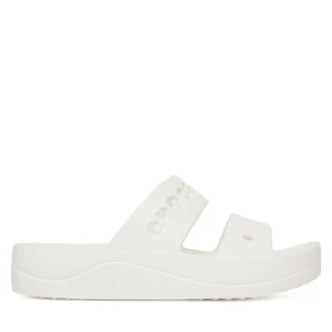 Klapki Crocs BAYA PLATFORM SANDAL 208188-100 Biały