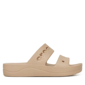 Klapki Crocs BAYA PLATFORM SANDAL 208188-212 Beżowy