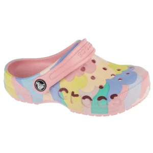 Klapki Crocs Baya Seasonal Printed Clog 209728-606 różowe