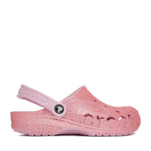Klapki Crocs C-BAYA GLITTER CLOG 205925-6GD Różowy