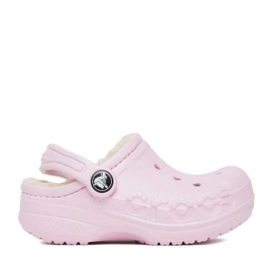 Klapki Crocs C-BAYA LINED CLOG T 207501-79R Różowy