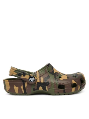 Klapki Crocs Classic Camouflage Clog 211879 Zielony
