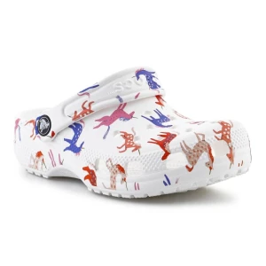 Klapki Crocs Classic Character Print Clog  209695-9CD białe