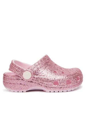 Klapki Crocs Classic Chunky Glitter Clog T 211940 Różowy