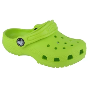 Klapki Crocs Classic Clog Kids T Jr 206990-3UH zielone