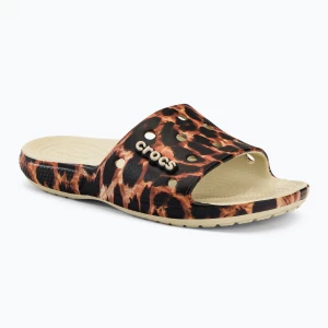 Klapki Crocs Classic Crocs Animal Remix Slide bone/leopard