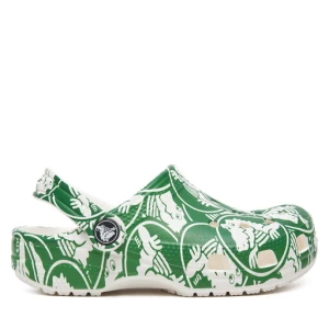 Klapki Crocs Classic Duke Print Clog K 210007 Zielony