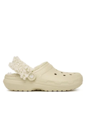 Klapki Crocs Classic Fleece Lined Clog Quartz 211396 Beżowy