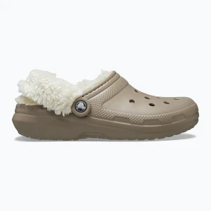 Klapki Crocs Classic Fleece Lined mushroom Brązowy