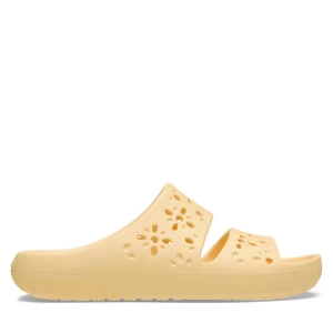 Klapki Crocs Classic Floral Cutout Sandal 210966 Pomarańczowy