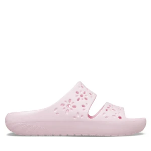 Klapki Crocs Classic Floral Cutout Sandal 210966 Różowy