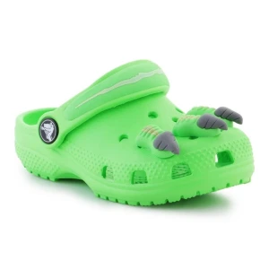 Klapki Crocs Classic I Am Dinosaur Clog 209700-3WA zielone