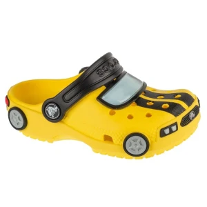Klapki Crocs Classic Iam Race Car Clog T  210991-77J żółte