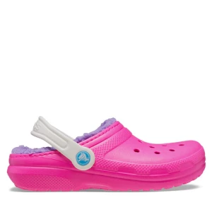 Klapki Crocs Classic Lined Clog Kids 207010 Różowy