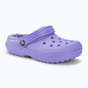 Klapki  Crocs Classic Lined Clog Kids digital violet