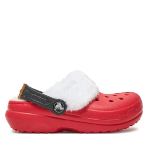 Klapki Crocs Classic Lined Santa Clog K 210931 Czerwony