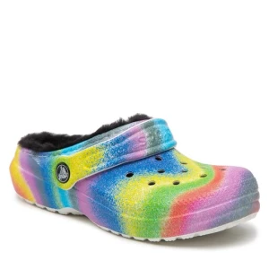 Klapki Crocs Classic Lined Spray Dye Clog K 208081 Kolorowy