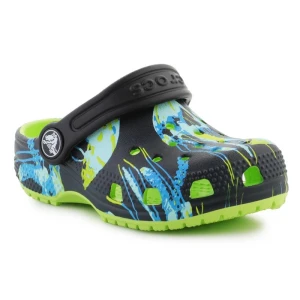 Klapki Crocs Classic Meta Scape Clog T  208456-3UF czarne
