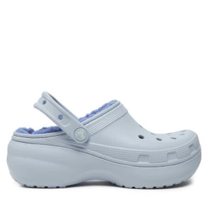 Klapki Crocs Classic Platform Lined Clog W 207938 Błękitny