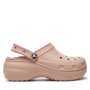 Klapki Crocs Classic Platform Lined Clog W 207938 Różowy