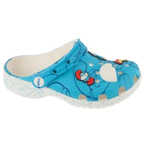Klapki Crocs Classic Smurfs Clog Jr 210821-90H niebieskie