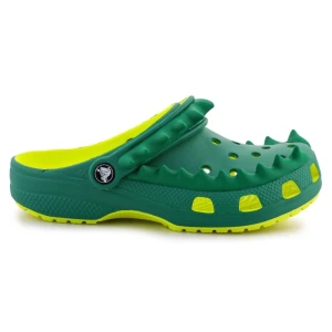 Klapki Crocs Classic Spikes Clog T 210010-76U zielone