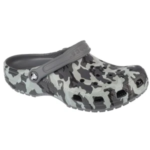 Klapki Crocs Classic Spray Camo Kids Clog 207594-097 szare