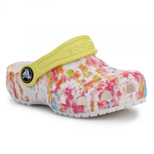 Klapki Crocs Classic Tie Dye Graphic Kids Clog T 206994-83B wielokolorowe