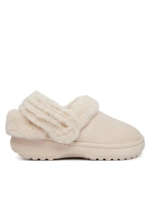 Klapki Crocs Classic Unfurgettable Vegan Suede Clog 212106 Kremowy
