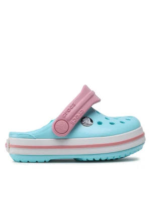 Klapki Crocs Crocband Clog T 207005 Błękitny Niebieski jasny