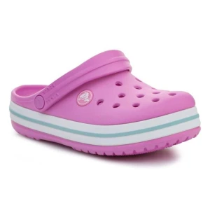 Klapki Crocs Crocband Kids Clog 207006-6SW różowe róże i fiolety