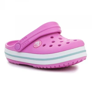 Klapki Crocs Crocband Kids Clog T 207005-6SW fioletowe